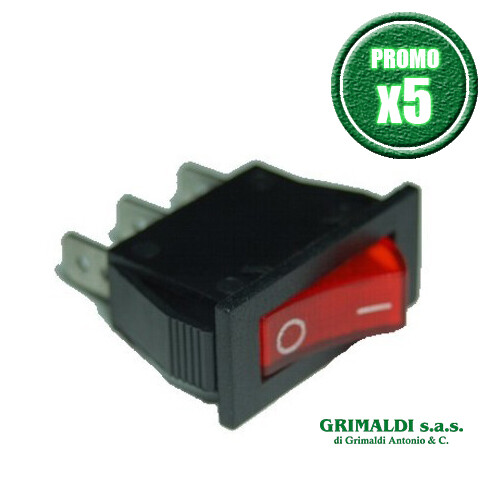 Interruttore luminoso rosso - interruttore,