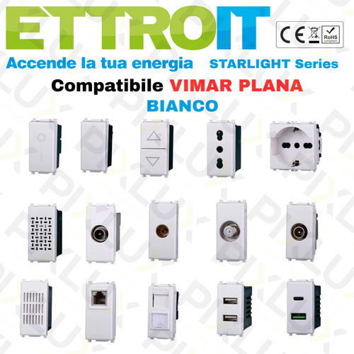 Vimar plana compatibile frutto - plana,