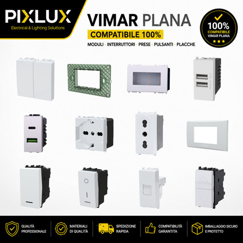 Vimar plana compatibile - plana,