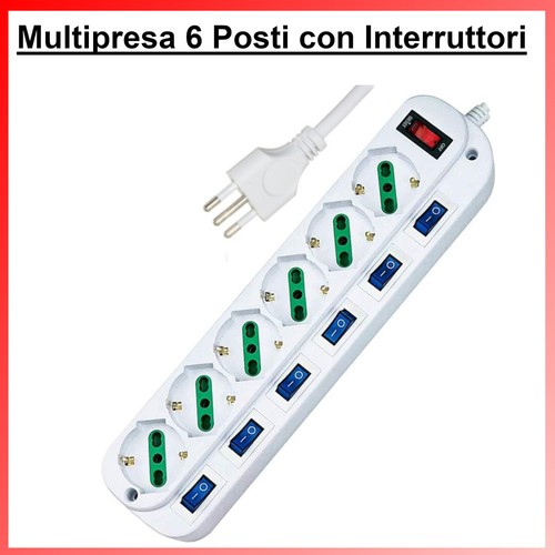 Ciabatta multipresa elettrica - multipresa,