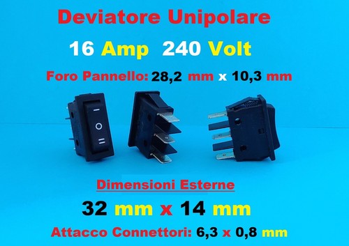 Interruttore bilanciere 220v - interruttore, a
