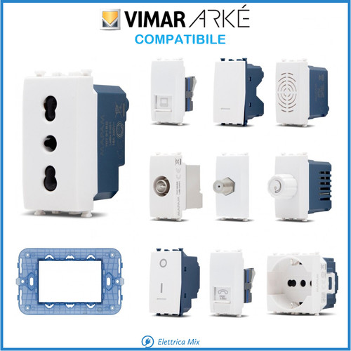 Vimar arke bianco compatibile - bianco,