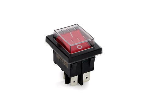 Interruttore bipolare rosso - interruttore,