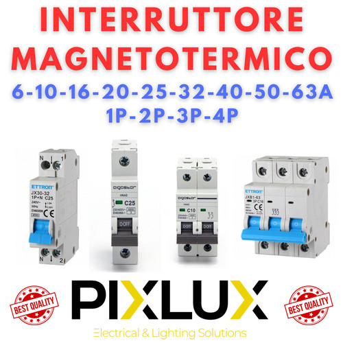 Interruttore magnetotermico - interruttore, 1p