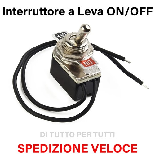 Interruttore levetta off - on,