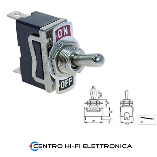 Interruttore levetta off - levetta, on-off