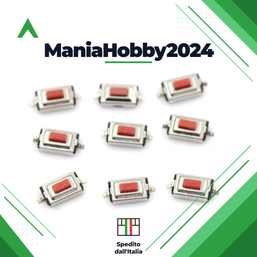 10x micro pulsanti smd - 10x,